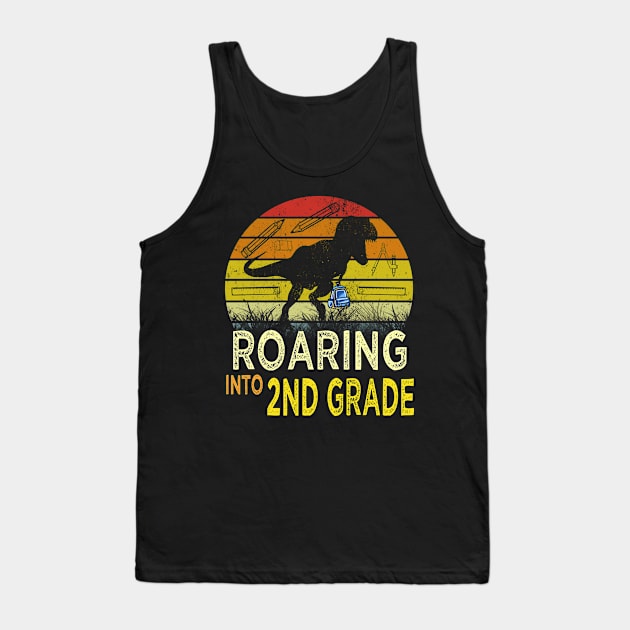 roaring into 2nd grade Tank Top by Leosit